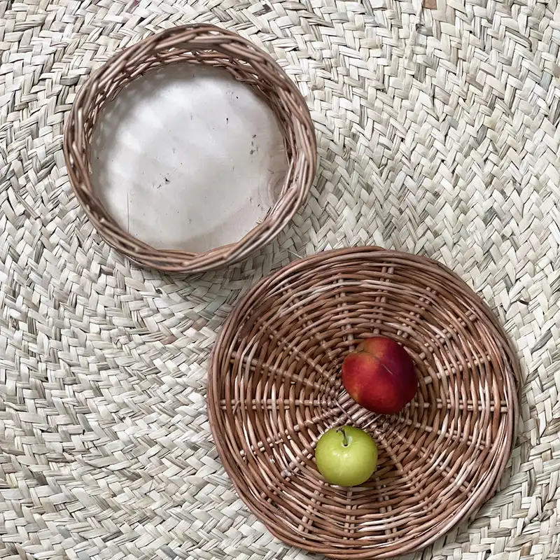 جا قاشقی حصیری مدل مروار طرح پنجرهای