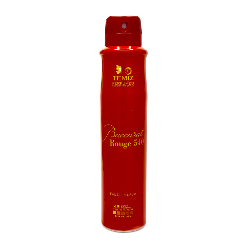 اسپری بدن زنانه تمیز مدل Baccarat Rouge 540 حجم 200 میلی لیتر