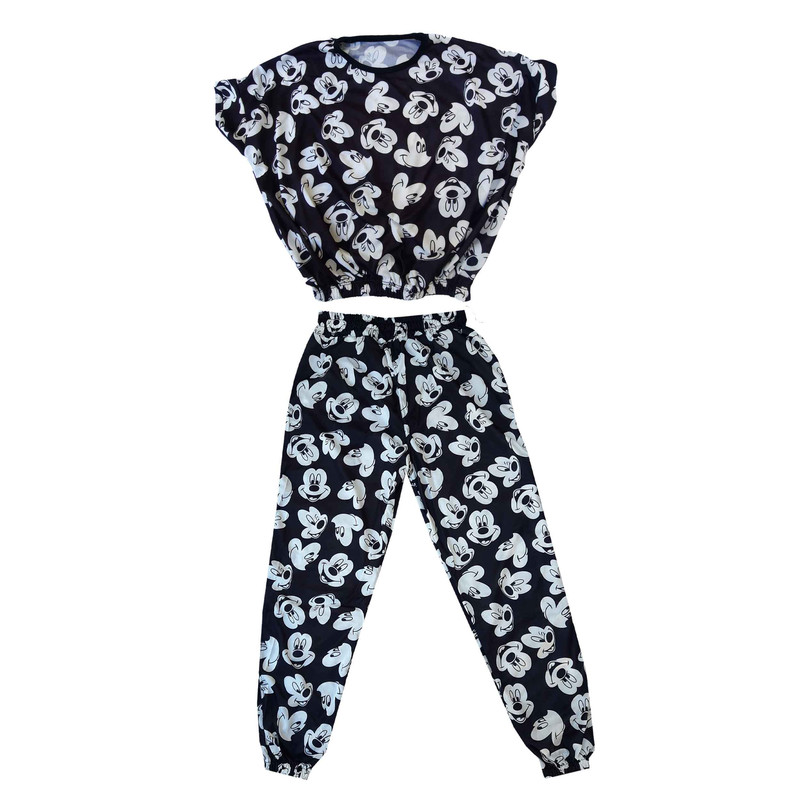 ست تی شرت و شلوار زنانه مدل اسپرت