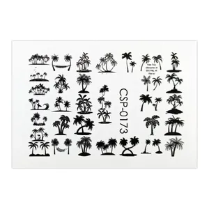 لنز ناخن مدل نخل کد 173