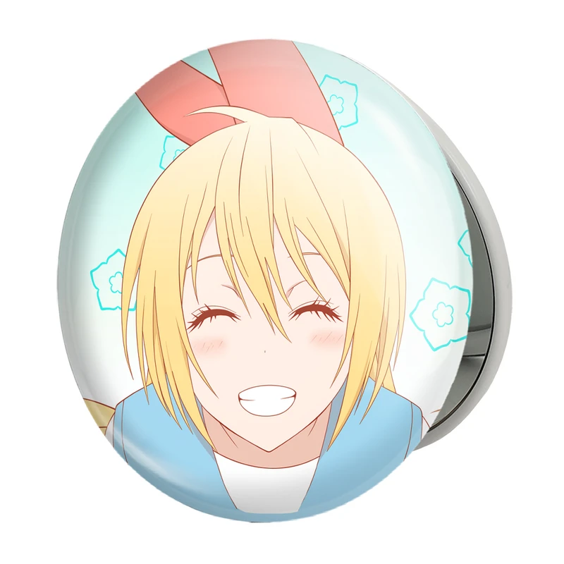 آینه جیبی خندالو طرح انیمه عشق دروغین مدل تاشو کد 17181 