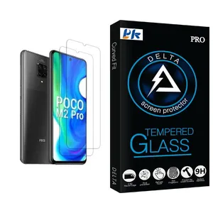 PK Delta Glass MIX002 Screen Protector For Xiaomi Poco M2 Pro Pack Of 2