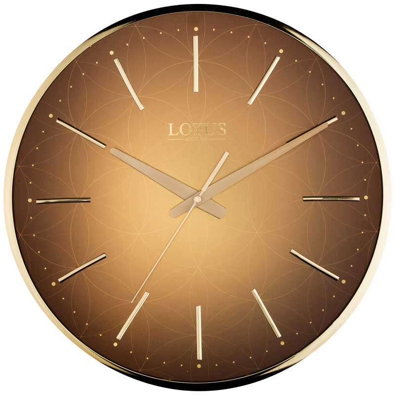 ساعت دیواری لوتوس مدل M-6616-LEO