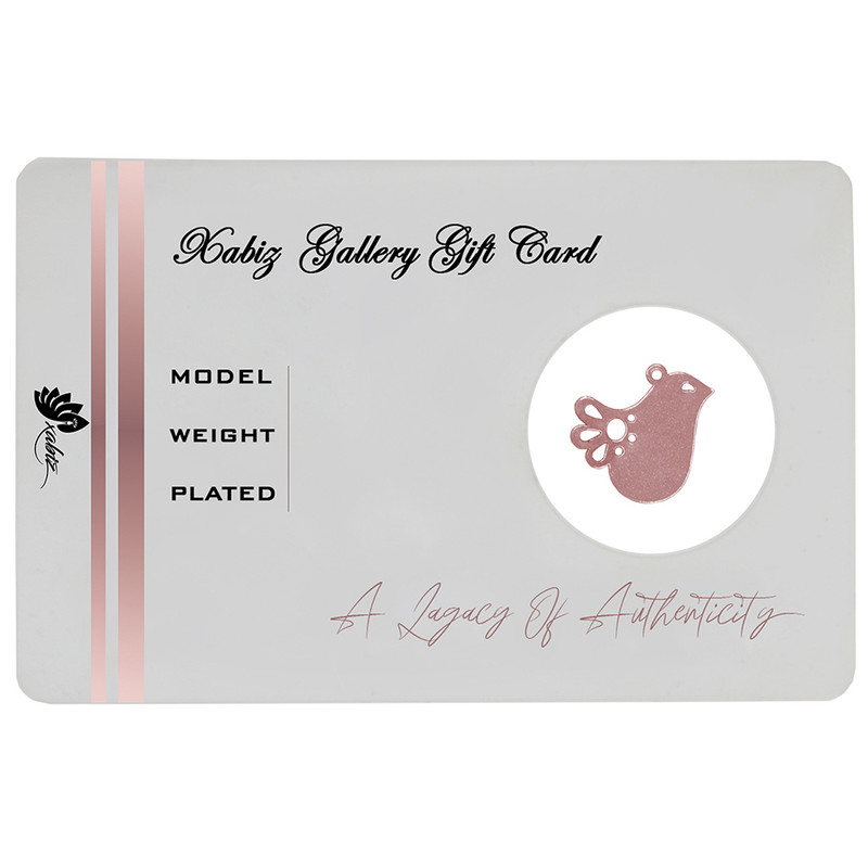 طلا گرمی 18 عیار ژابیز مدل حیوان گنجشک h98