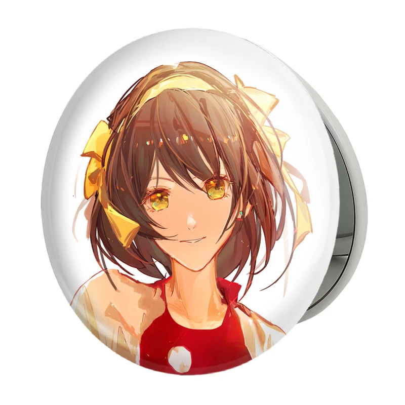 آینه جیبی خندالو طرح هاروهی انیمه ناپدید شدن هارومی سوزومیا The Disappearance of Haruhi Suzumiya مدل تاشو کد 23105 