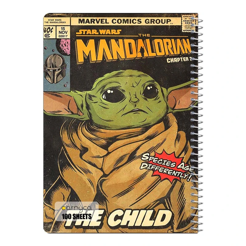 دفتر مشق 100 برگ سیمی کارنیکا طرح جنگ ستارگان Star Wars کد 40641