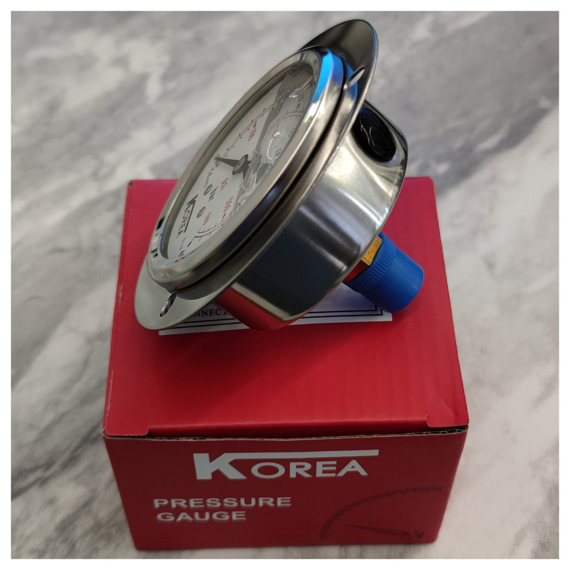 گیج فشار کره مدل 6cm-back-40bar