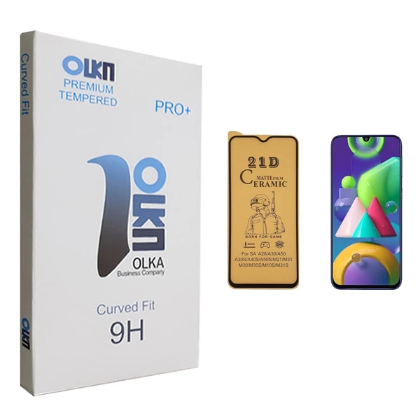 محافظ صفحه نمایش سرامیکی الکا مدل +PRO مناسب برای گوشی موبایل سامسونگ Galaxy M21