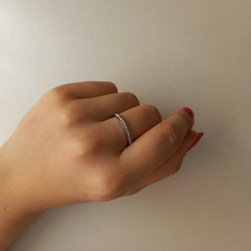 انگشتر زنانه مدل حلقه ای