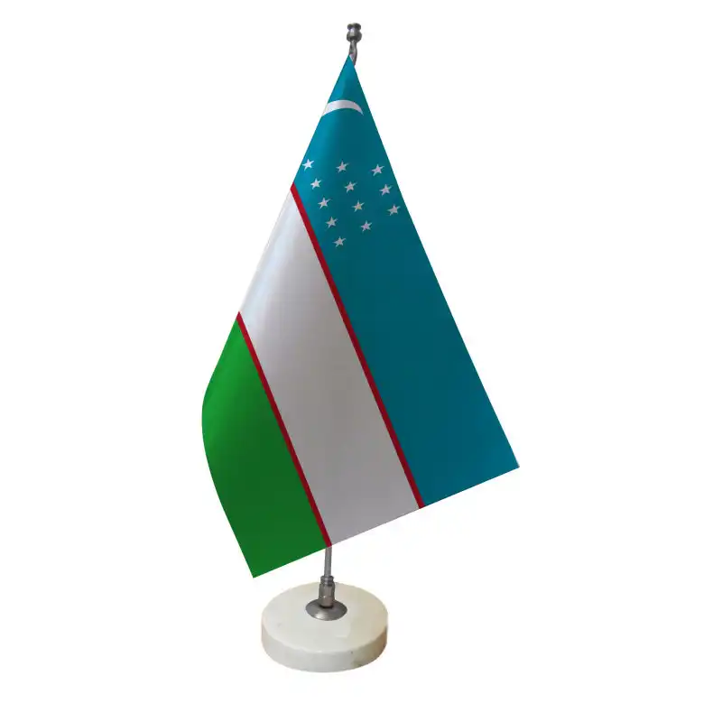 پرچم رومیزی مدل کشور ازبکستان کد 2