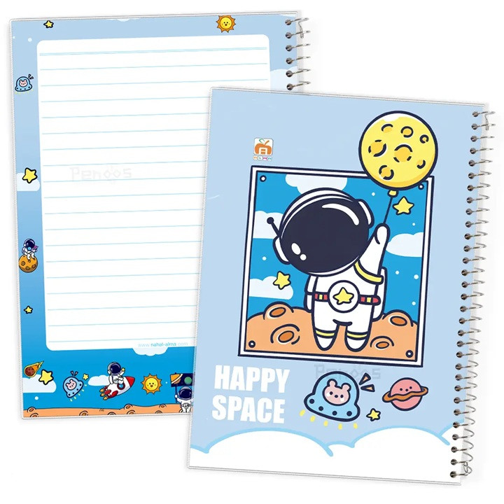 دفتر مشق 40 برگ نهال طرح پسرانه مدل 4036 بسته 2 عددی