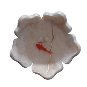 ظرف ماهی هفت سین رزینی مدل گلبرگ