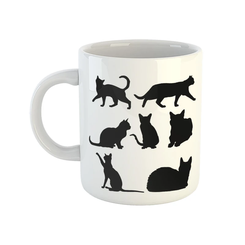 ماگ مدل گربه کیوت طرح فانتزی جذاب 3