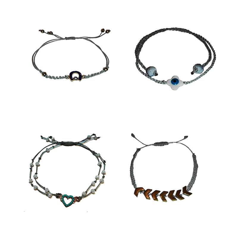 دستبند مدل متین مجموعه 4 عددی دستبند مدل متین مجموعه 4 عددی