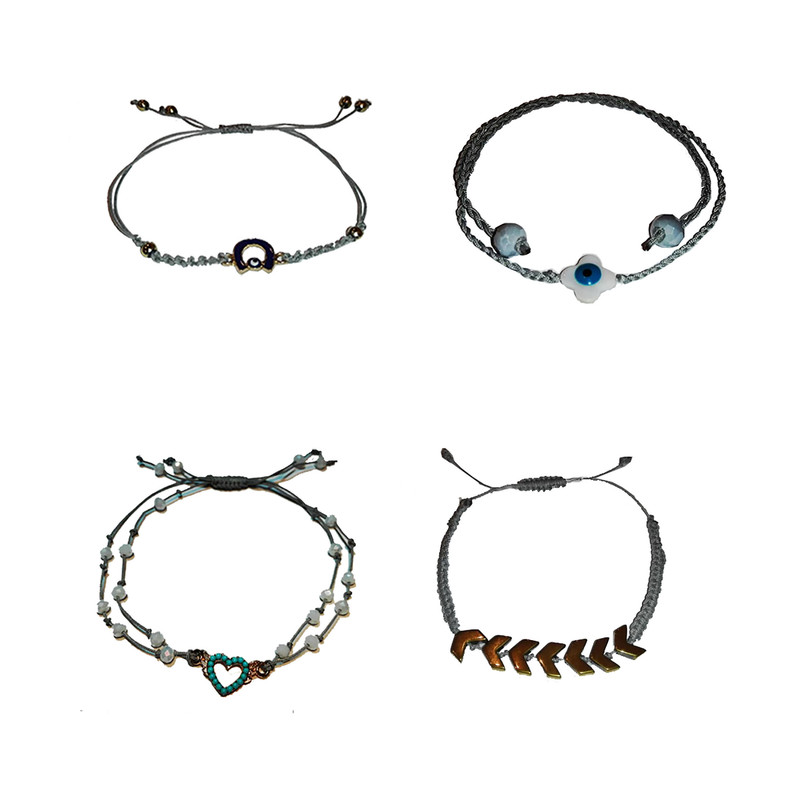 دستبند مدل متین مجموعه 4 عددی دستبند مدل متین مجموعه 4 عددی