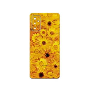 MAHOOT Yellow-Flower Cover Sticker for Samsung Galaxy M52 5G
