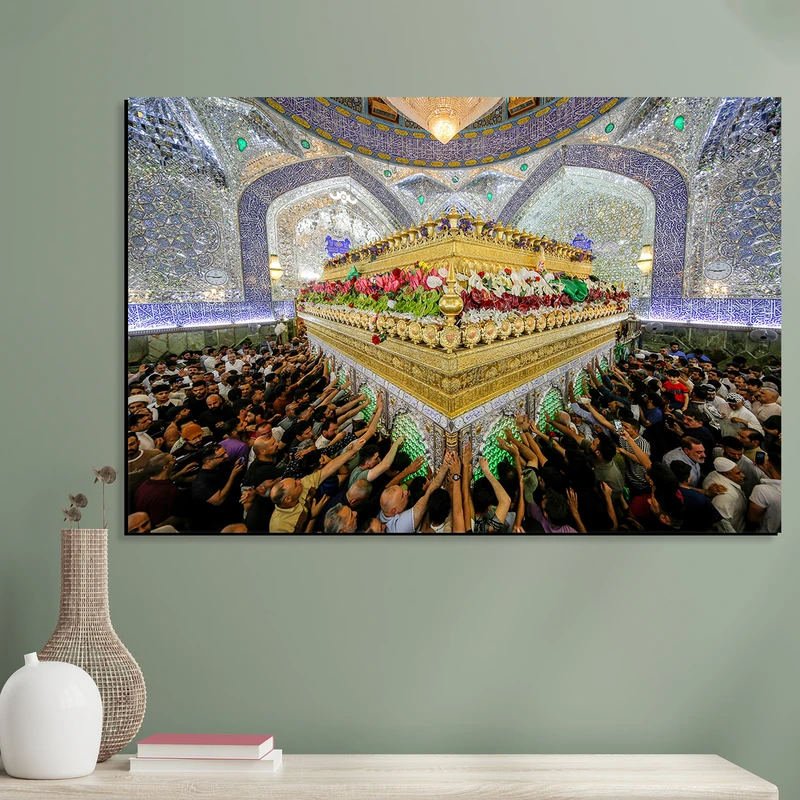 تابلو شاسی مدل نجف ضریح مطهر امام علی (ع) کد 12