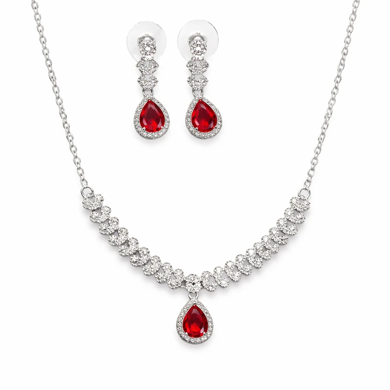 نیم ست زنانه مدل یاقوتی