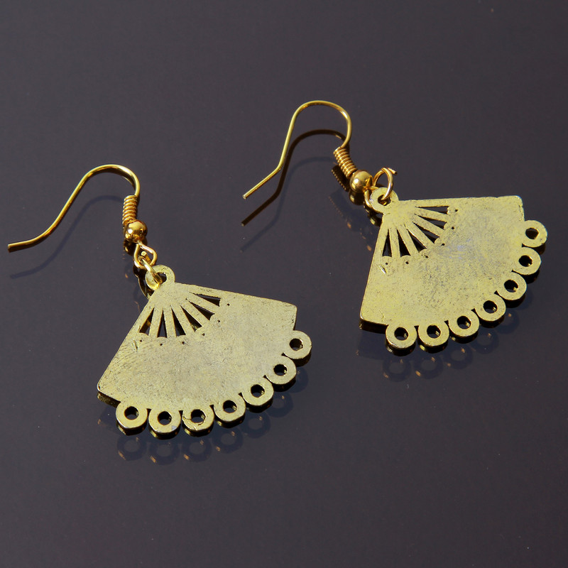 گوشواره دخترانه بازرگانی میلادی کد GZN_072