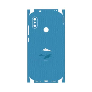 MAHOOT Minimal Paper Airplane-FullSkin Cover Sticker for Xiaomi Redmi Note 6 Pro