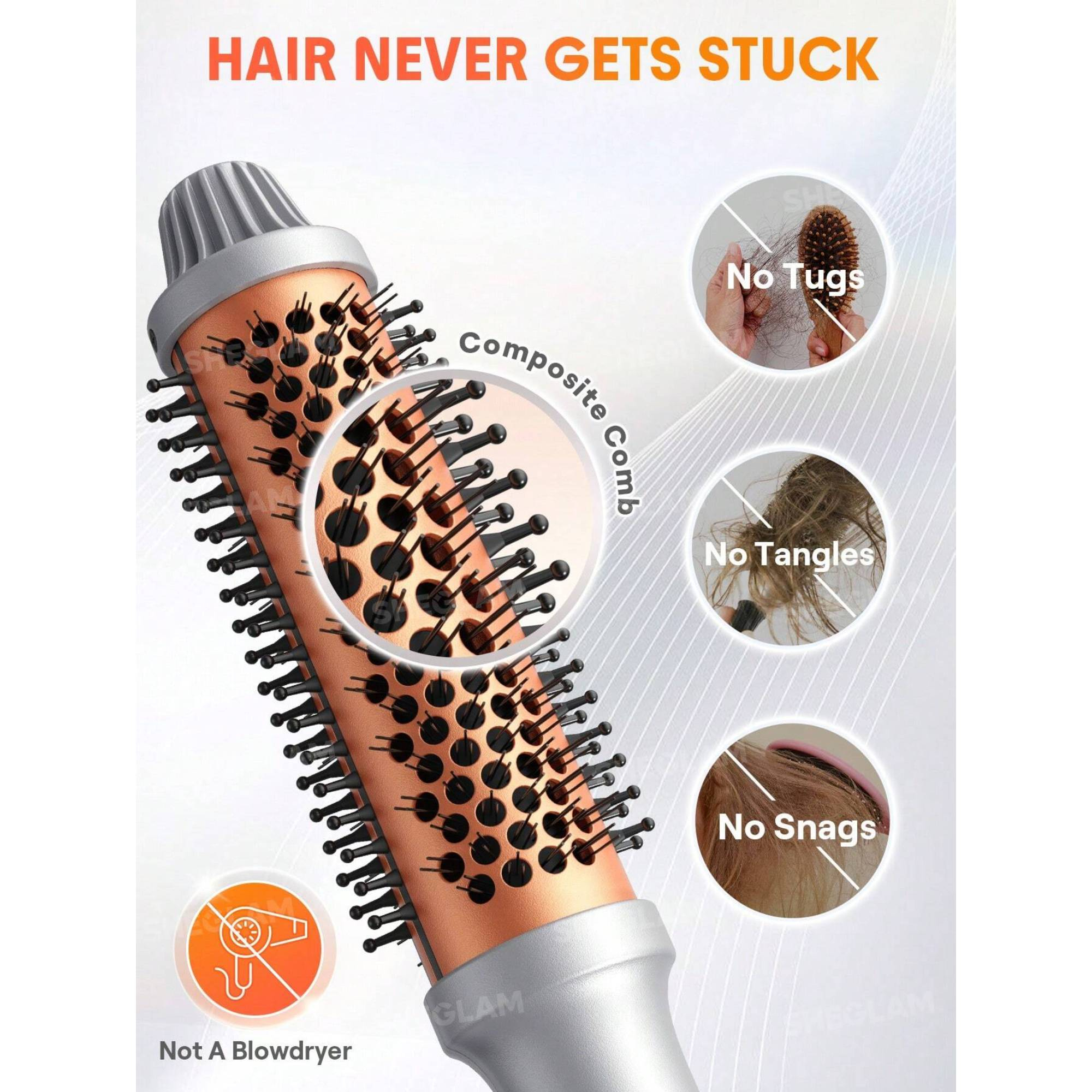 برس حرارتی شیگلم مدل Blowout-38MM