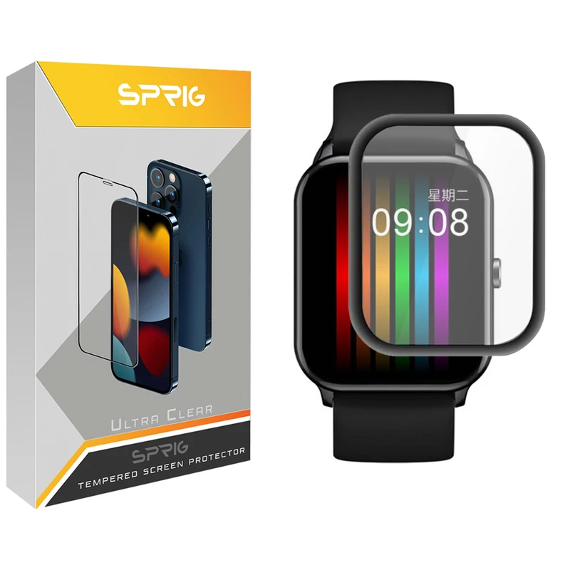   محافظ صفحه نمایش نانو اسپریگ مدل SPG مناسب برای ساعت هوشمند شیائومی Qcy GTC