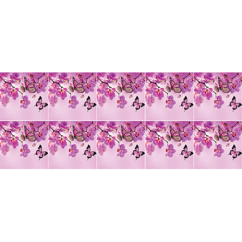 استیکر کاشی مدل nature 03 بسته 10عددی