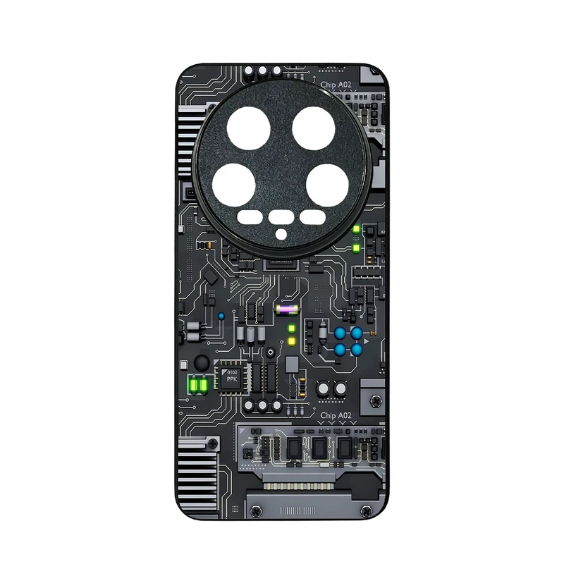 کاور گالری وبفر طرح بورد الکترونیکی مناسب برای گوشی موبایل شیائومی 14 ultra