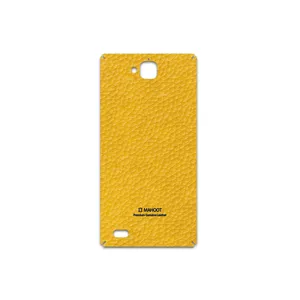 MAHOOT Mustard-Leather Cover Sticker for Honor 3C