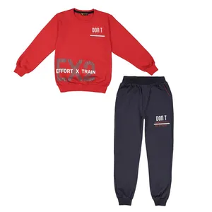 ست سویشرت و شلوار پسرانه خرس کوچولو مدل Stop کد 401