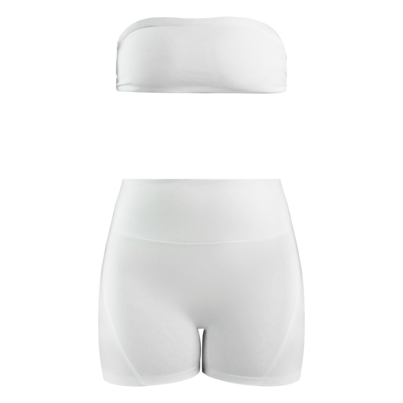 ست نیم تنه و شلوارک ورزشی زنانه مدل GS-M-235813