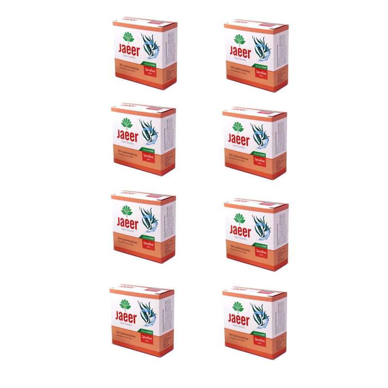 صابون ضدلک و روشن کننده ژائیر مدل جلبک اسپیرولینا وزن 90 گرم بسته 8 عددی صابون ضدلک و روشن کننده ژائیر مدل جلبک اسپیرولینا وزن 90 گرم بسته 8 عددی