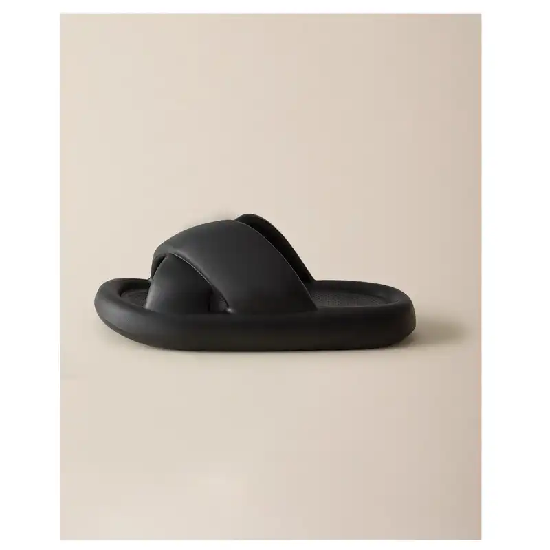 دمپایی مادام کوکو مدل Faustin SİYAH