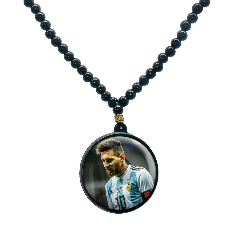 گردنبند پرمانه طرح مسی کد pmd.8688 مدل دو طرفه