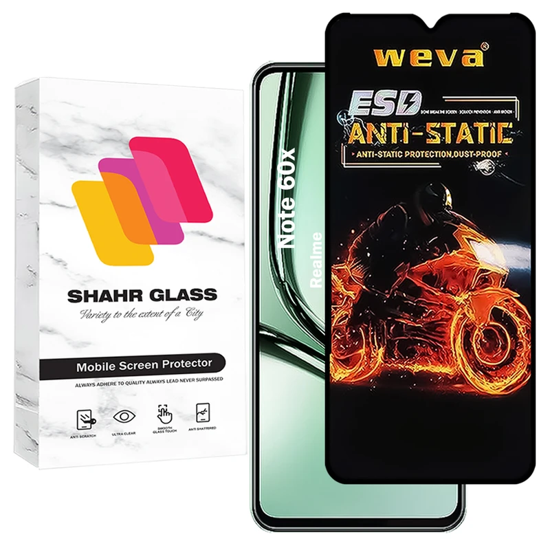 محافظ صفحه نمایش شهر گلس مدل AIRBMS مناسب برای گوشی موبایل ریلمی Note 60x