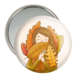 آینه جیبی خندالو مدل دخترونه  کد 5484