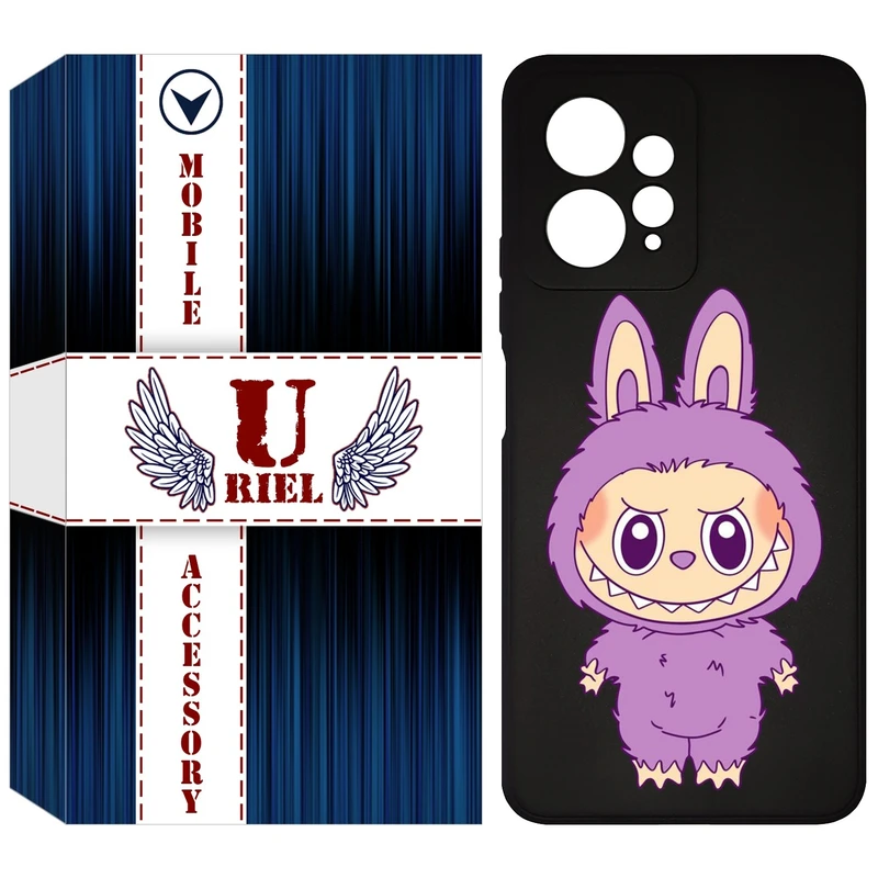 کاور یوریل قاب مدل KSH کد 150 طرح عروسک لبوبو مناسب برای گوشی موبایل شیائومی Redmi Note 12 4G