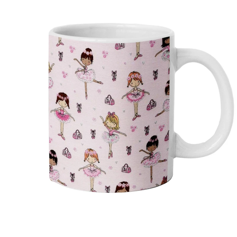 ماگ هومرو طرح دخترونه فانتزی مدل d259