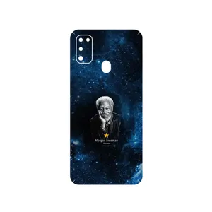 MAHOOT Morgan Freeman Cover Sticker for Samsung Galaxy M30s