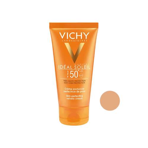کرم ضد آفتاب ویشی مدل velvety حجم 50 میلی لیتر