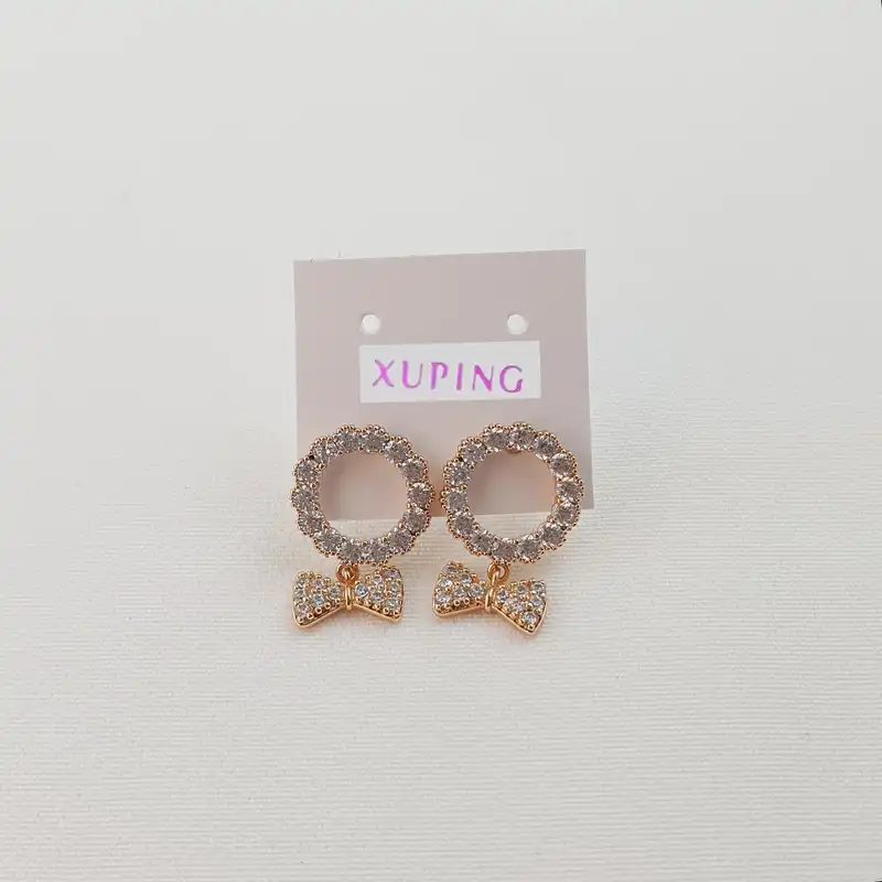 گوشواره زنانه ژوپینگ مدل پاپیون کد ear18