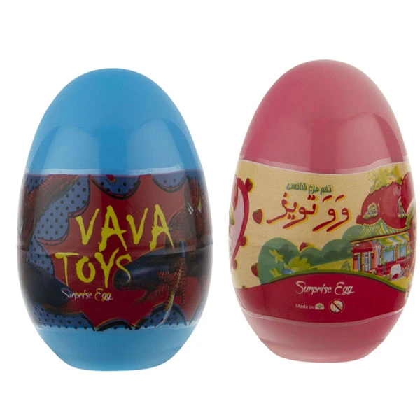 اسباب بازی شانسی وو تویز طرح تخم مرغی مدل Twin S2 SM-SB مجموعه 2 عددی