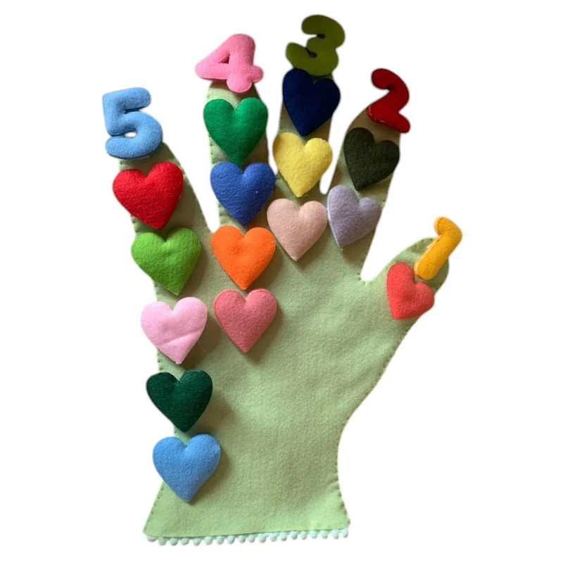 عروسک دستکشی مدل آموزش اعداد