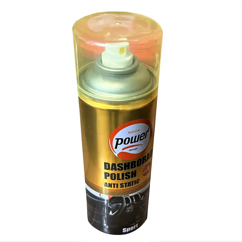 اسپری براق کننده داشبورد خودرو پاور مدل SPORT-GLD حجم 450 میلی لیتر