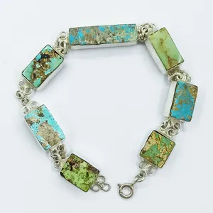 دستبند نقره زنانه سلین کالا مدل فیروزه کد ce-As6