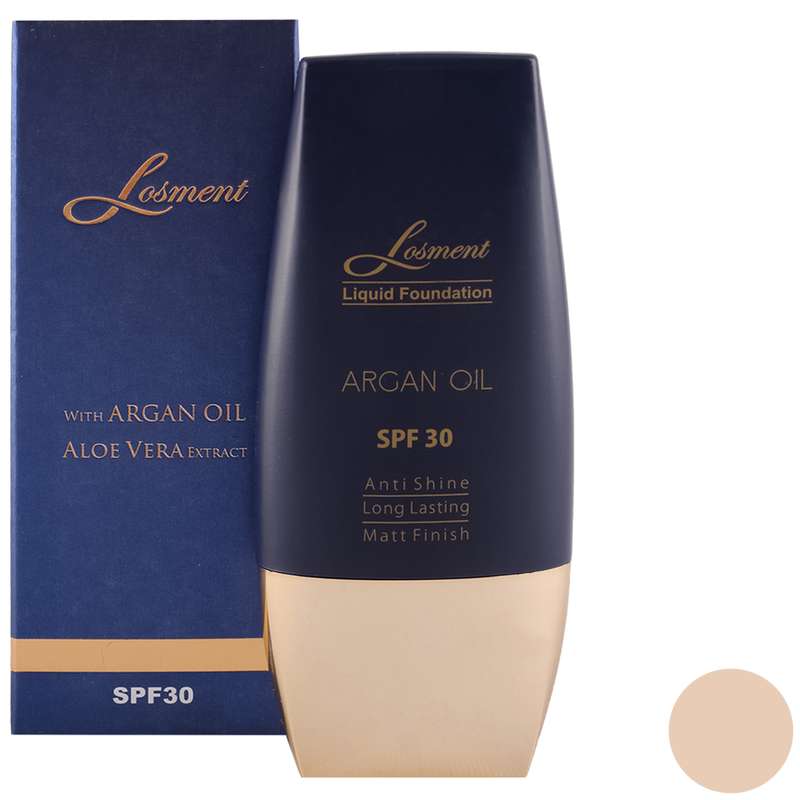 کرم پودر لوسمنت SPF30 حاوی روغن آرگان و آلوئه ورا شماره L222 حجم 30 میلی لیتر کرم پودر لوسمنت SPF30 حاوی روغن آرگان و آلوئه ورا شماره L222 حجم 30 میلی لیتر