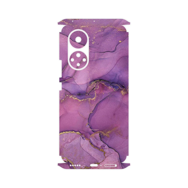برچسب پوششی ماهوت مدل Purple Marble-FullSkin مناسب برای گوشی موبایل آنر 50
