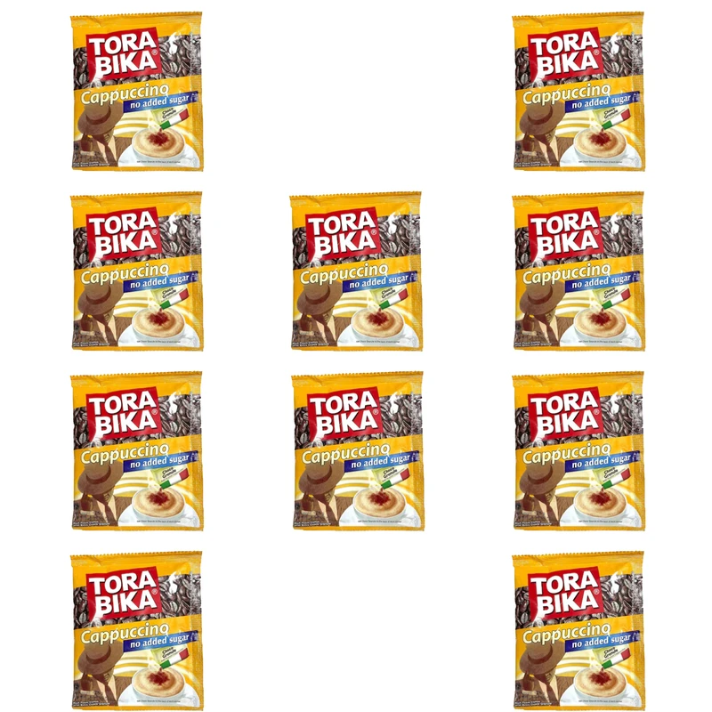 کاپوچینو رژیمی بدون شکر تورابیکا - 12.5 گرم بسته 10 عددی