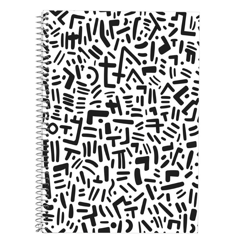 دفتر زبان 50 برگ مدوپد مدل سه خط طرح فانتزی کد DF13679