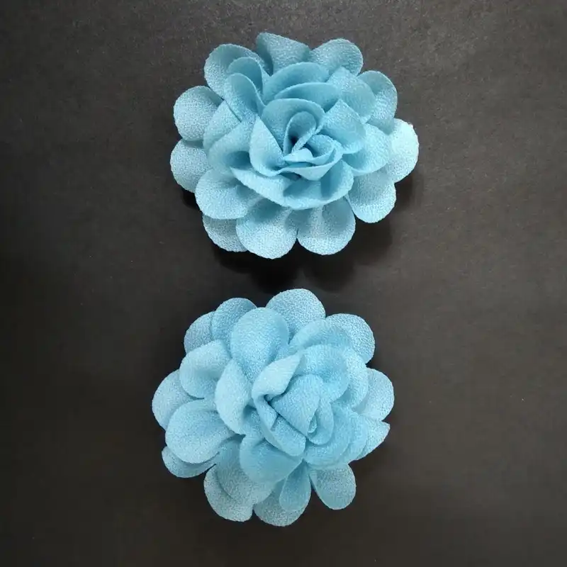 گیره مو دخترانه مدل گل رز مجموعه دو عددی